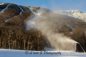 Snow guns blazing