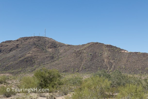 As seen from the desert below